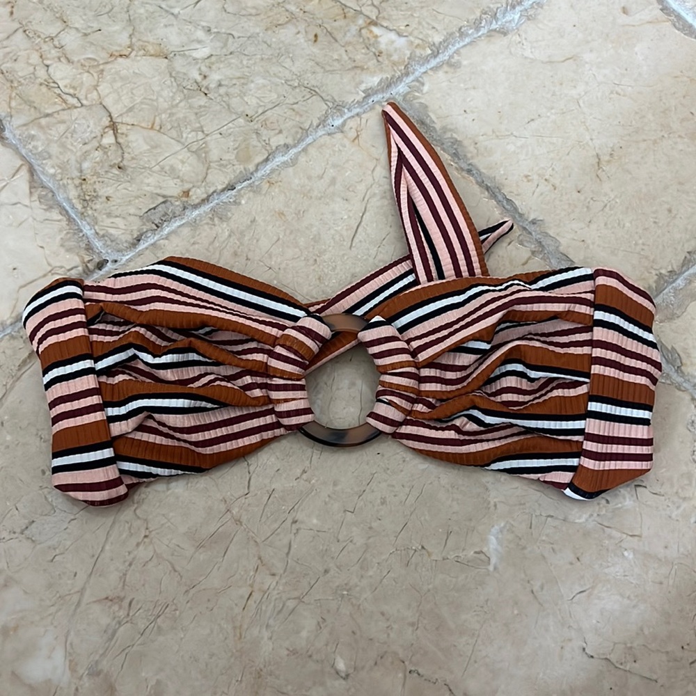 NEW XS Montce Donna Rib strapless bathing suit
